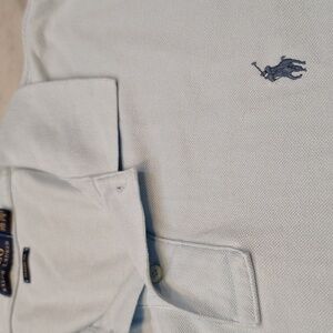 Polo Ralph Lauren Lt Blue Polo Short Sleeve Shirt Classic Fit Sz XXL Preppy